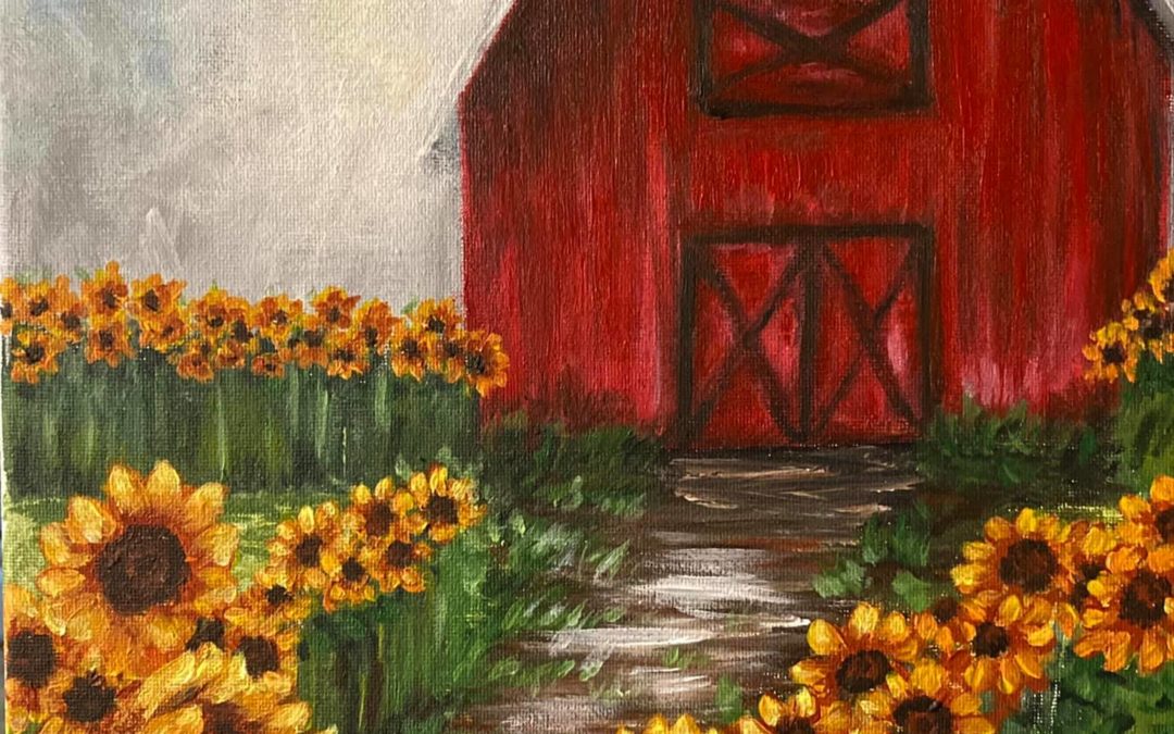 Sunflower Barn painting class