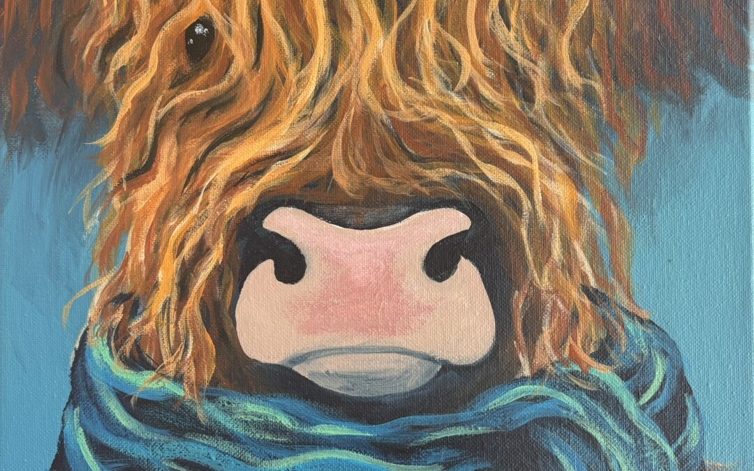 “Cozy Highlander” Paint and Sip