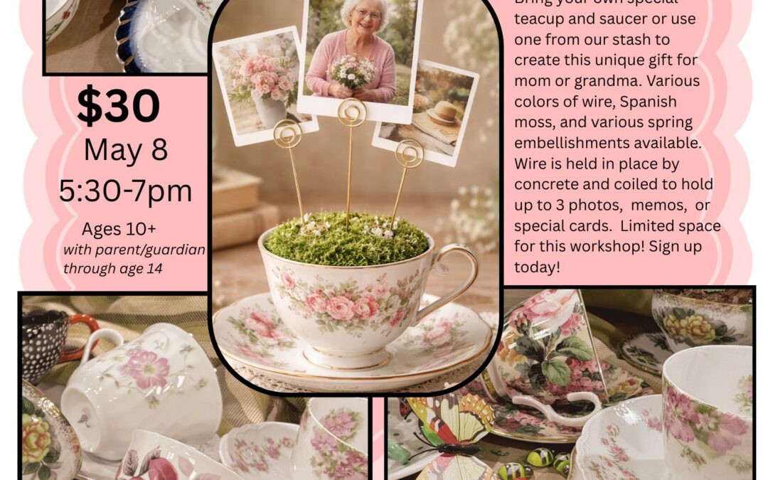 Teacup Photo Holders for Mom