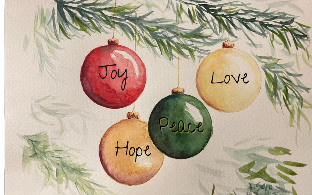 Watercolor Ornaments