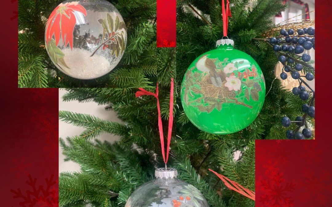 Ornaments with Transfers Workshop