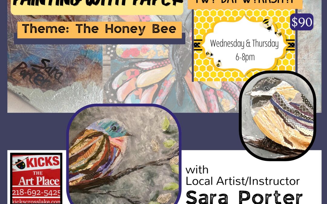 Painting with Paper Workshop: Honey Bee